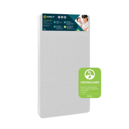 Safety 1st Sweet Dreams 5" Crib & Toddler Mattress with Waterproof Cover | Greenguard Gold Certified