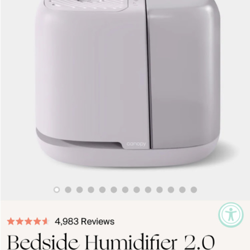 Canopy Humidifier | Best Humidifier for Dry Skin - Smart Humidifier