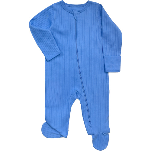 Wonder Nation Baby Gender Neutral Zip Front Footed Sleep N Play Pajamas, Sizes Preemie-6/9 Months