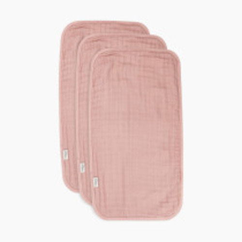 Natemia Muslin Burp Cloth - Misty Rose