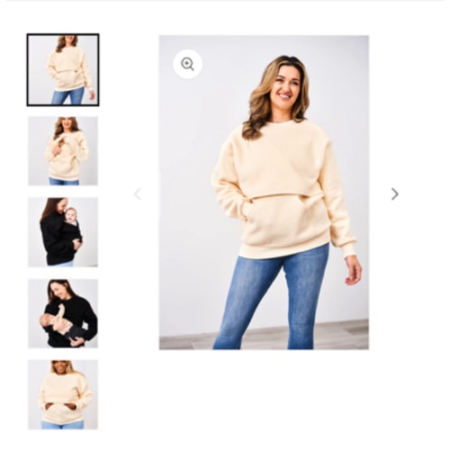 Latched Mama 635 Snuggle-Up Nursing Pullover