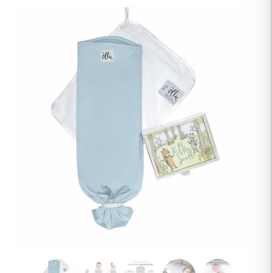 The Ollie® Swaddle | Award-Winning Baby Swaddle for Newborn Sleep | Baby Registry Favorite
