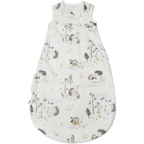Loulou Lollipop Lightweight Muslin Wearable Baby Blanket Sleeping Bag, Unisex Infant Toddler, 0.5 TOG, 2-Way Zipper Sleepsack