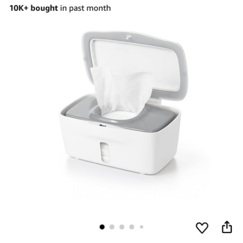 OXO Tot Perfect Pull Wipes Dispenser, Baby Wipe Holder