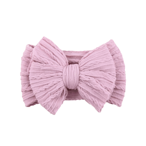 Cable Bow, Soft Violet