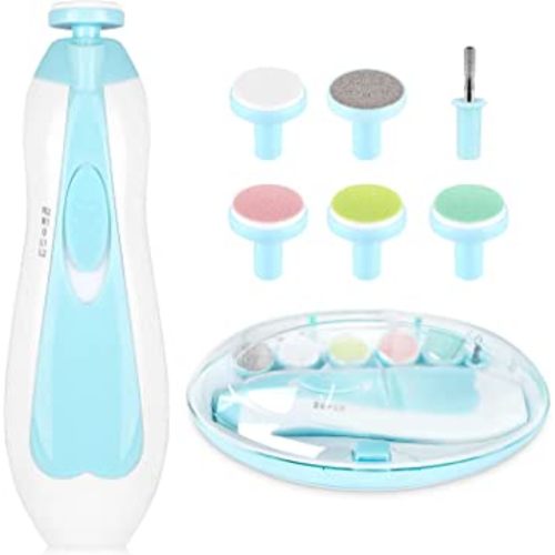 Amazon.com : Baby Nail Trimmer Electric,Baby Nail Clippers, 6 in 1 Baby Nail File,Nail File Baby Grooming Kit Manicure Set for Toddler or Adults : Baby