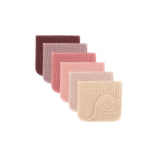 Muslin Burp Cloths - Pack of 6