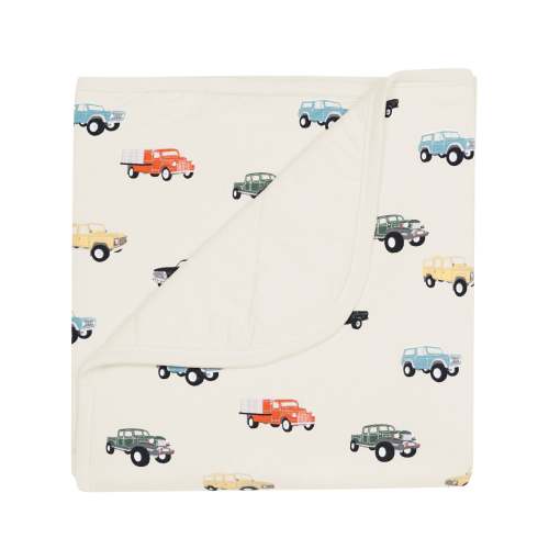 Baby Blanket in Vintage Truck 1.0