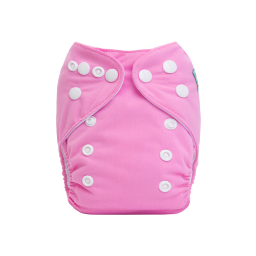 ALVABABY Newborn Cloth Diaper - Adjustable,Washable,Reusable Cloth Diaper with Pocket for Baby under 12lbs Pink (SB08A)