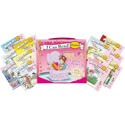 Fancy Nancy's 12-Book Fantastic Phonics Fun!: Includes 12 Mini-Books Featuring Short and Long Vowel Sounds (My First I Can Read)