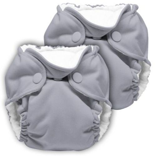 Kanga Care Lil Joey Newborn All in One AIO Cloth Diaper (2pk) Willow Green 4-12 lbs