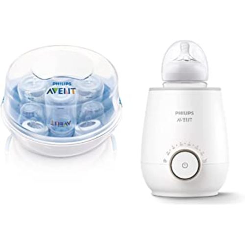 Philips Avent Fast Bottle Warmer + Microwave Steam Sterilizer
