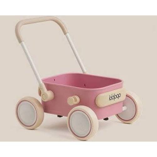 PINK PULA Baby Push Walker Toddler Wagon