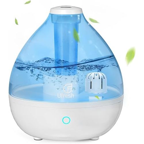 Cool Mist Humidifiers for Home Bedroom Large Room, Small Vaporizers for Babies Kids Nursery Plants with Touch Control, 2.6L(0.7 Gal), Auto Shut-off, Whisper-Quiet Sky Blue
