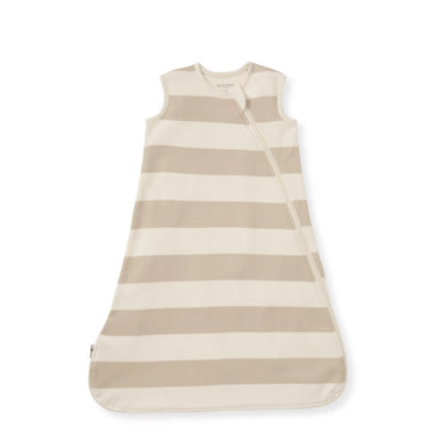 Rugby Stripe Organic Lightweight Beekeeper™ Wearable Baby Blanket Oat