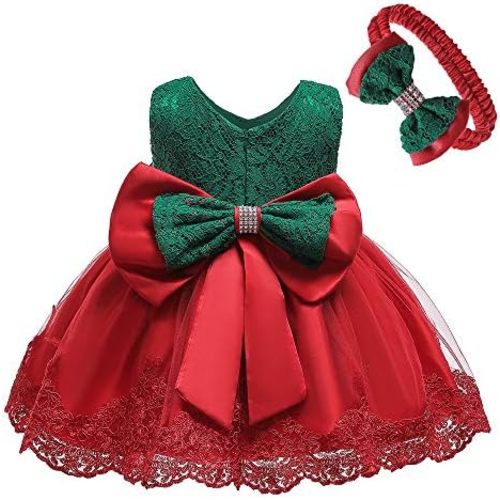 0-6T Toddler Baby Girls Embroidered Tutu Ball Gown Lace Dresses with Headwear