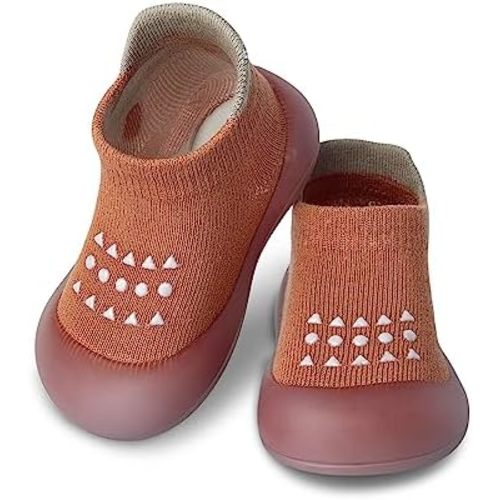 Baby Sock Shoes Boys Girls First Walking Shoes Non-Slip Slippers Soft Sole Sneakers Toddler Infant Babygirl