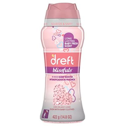 Dreft Blissfuls in-Wash Scent Booster Beads, Baby Fresh, 14.8 Ounce