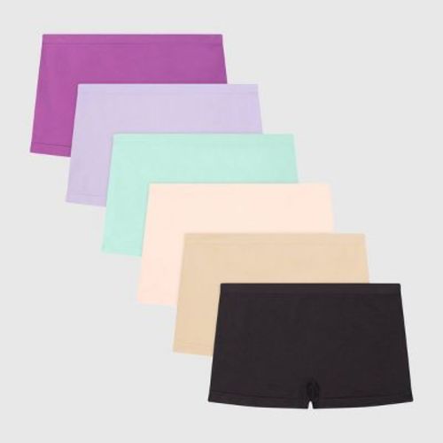 Hanes Women's 6pk Comfort Flex Fit Seamless Boy Shorts - Colors May Vary