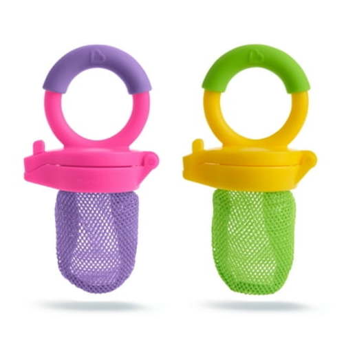 Munchkin® Fresh Food Feeder, Coral/Purple, Unisex, 2 Pack