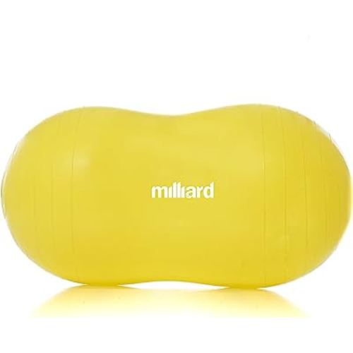 Milliard Peanut Ball Physio Roll for Exercise, Therapy, Labor, Birthing and Dog Training