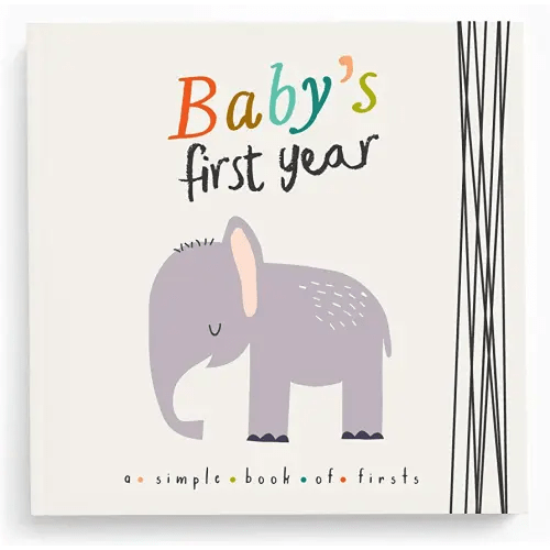 Lucy Darling Little Animal Baby Memory Book – First 5 Years Keepsake Journal & Photo Album for Baby Boy/Girl, Gender-Neutral Milestone Book, Thoughtful Gift for New Moms