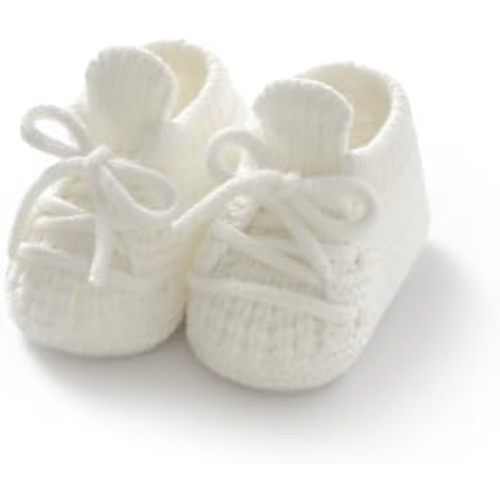 Neiwech Baby Booties Newborn First Walks Shoes Cozy Warm Knit Soft Booties for Infant Boy Girl
