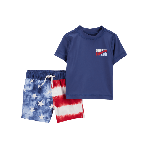 12mo Baby 2-Piece Fourth of July Rashguard Set - OshKosh | Carter's