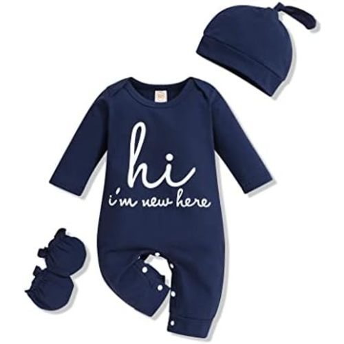 Newborn Baby Boy Romper Stripe Sleeve Outfits Jumpsuit Baby Boy Summer Clothes One Piece Romper