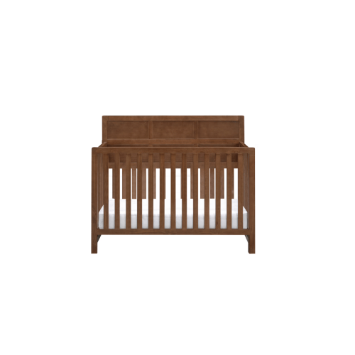 Suite Bebe Reign 4-in-1 Full Panel Crib in Walnut