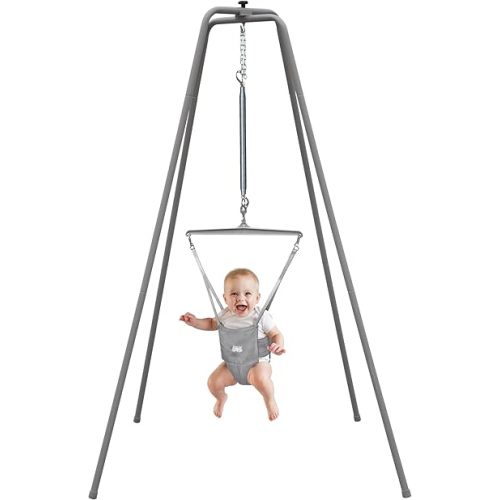 Jolly Jumper Elite- The Original Jolly Jumper with Super Stand and Premium Spring. Trusted by Parents to Provide Fun for Babies and to Create Cherished Memories for Families for Over 75 Years.
