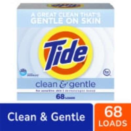 Tide Clean & Gentle Powder Laundry Detergent, 77 oz