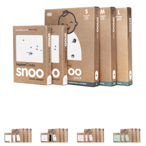 SNOO Sleep Sack Bundle in Small, Medium, Large Sizes and Sheets – Happiest Baby