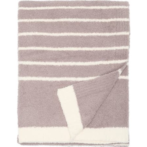 CozyChic Barefoot Dreams Horizontal Stripe Throw Blanket