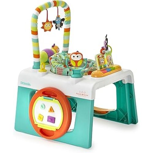 Kolcraft 1-2-3 Ready-to-Grow Infant/Toddler Activity Center - 3-Stage Developmental Toys, English Spanish Modes, Learn Play Piano, 360 Rotating Height Adjustable Seat, Flutter Bugs : Amazon.in: Toys & Games