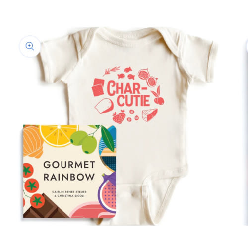 Fancy Baby | Charcutie Baby Bodysuit & Gourmet Rainbow Book – Chunky Deli