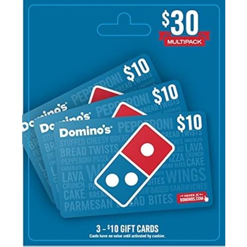 Dominos $30 Multi Pack Gift Card