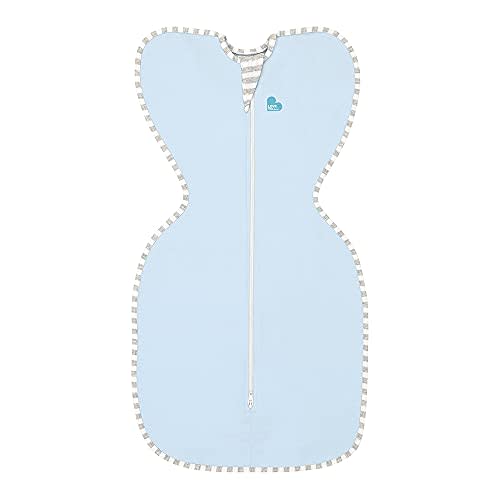 Love To Dream Swaddle UP, Blue, Newborn, 5-8.5 lbs., Dramatically better & Allow baby to sleep in their preferred arms up position for self-soothing, snug fit calms startle reflex