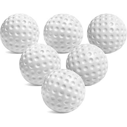 Kids Golf Set Toy - Toddler & Little Kids Replacement Golf Ball 2" - for Little Tikes Baby Golf Clubs- 6 Pack | Oversized Ball Toy - Plastic Golf Balls for Beginners or Kids 3+ Years