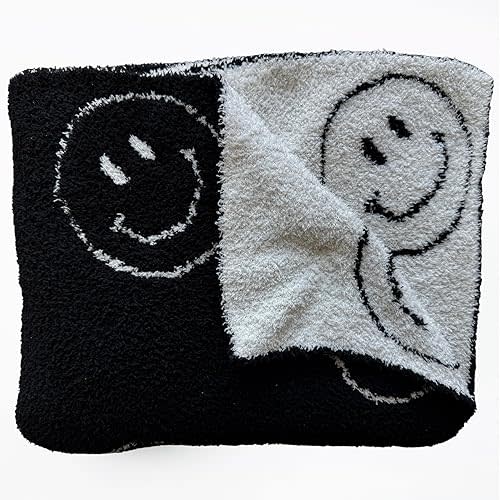 Smiley Face Throw Blanket