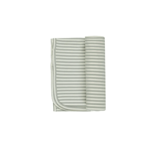 Quincy Mae Swaddle - Sage Stripe
