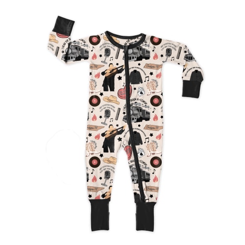 I Walk the Line Zipper Sleeper **PreOrder**