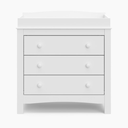 Graco Noah 3 Drawer Chest with Changing Topper - White