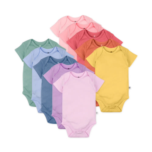 10-Pack Organic Cotton Short Sleeve Bodysuits | Honest Baby Clothing