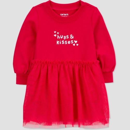 Carter's Just One You® Baby️ Valentine's Day Tutu Dress - Red Newborn