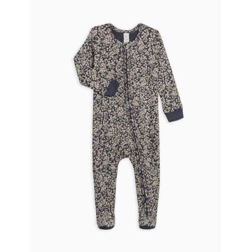 Chicory Floral / Navy / 0-3M