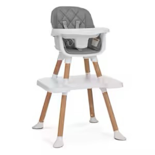 Luna Cool Gray 4 in.1 convertible Highchair