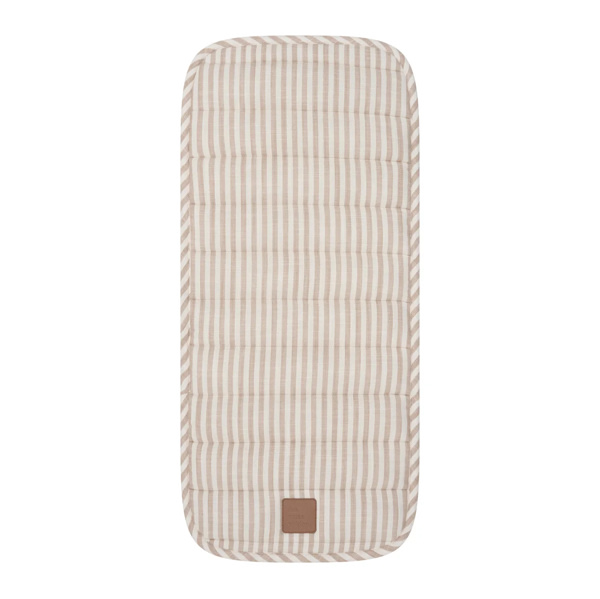 Natural Stripe Universal Linen Bassinet Liner