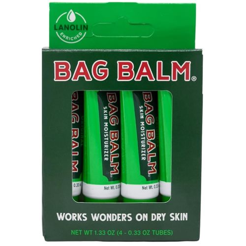 Bag Balm Original Skin Moisturizer Gift Box - 0.33oz, 4 Pack of Lip Balm Tubes