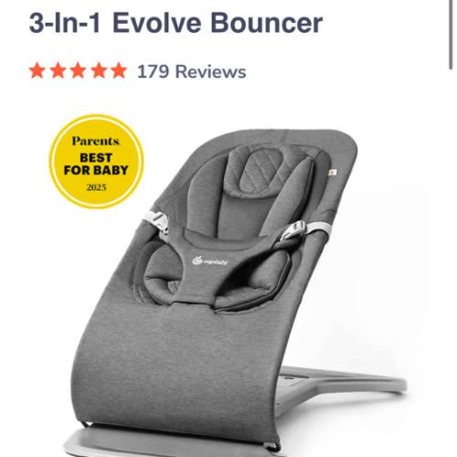 3-In-1 Evolve Baby Bouncer: Knit | Ergobaby